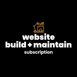 web design subscription