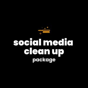 Social media cleanup with Inversit
