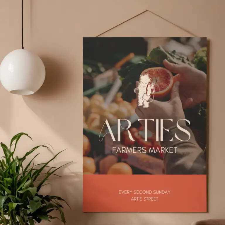 Arties poster design by Inversit